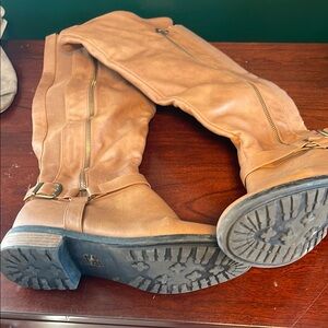 Dream Pairs Tan Over the Knee Boots